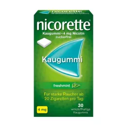 NICORETTE 4 mg frissmenta rágógumi, 30 db