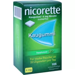 NICORETTE 4 mg FreshMint Kaugummi, 105 db