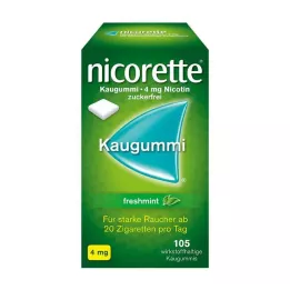 NICORETTE 4 mg frissmenta rágógumi, 105 db