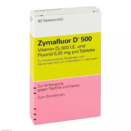 ZYMAFLUOR D 500 tabletta, 90 db