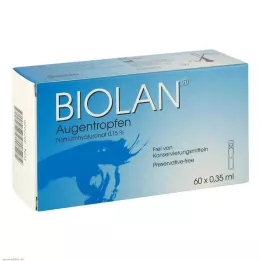 BIOLAN Egyadagos szemcsepp pipetta, 60X0,35 ml