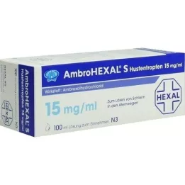 AMBROHEXAL S köhögés 15 mg/ml, 100 ml