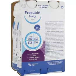 FRESUBIN ENERGY DRINK Erdőgyümölcs ivó palack, 4x200 ml