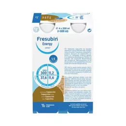 FRESUBIN ENERGY DRINK Cappuccino ivópalack, 4X200 ml