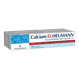 CALCIUM D3 Heumann pezsgőtabletta 600 mg/400 I.E., 40 db