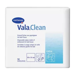 VALACLEAN extra eldobható törlőkendők, 50 db