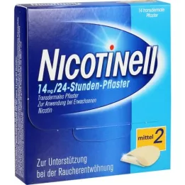 NICOTINELL 14 mg/24 órás gipsz 35 mg, 14 db