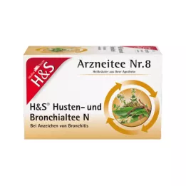 H&S köhögés és hörgőtea N filtertasak, 20X2,0 g