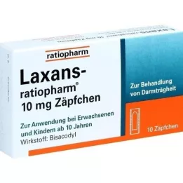 LAXANS-ratiopharm 10 mg kúpok, 10 db