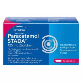 PARACETAMOL STADA 125 mg-os kúp, 10 db