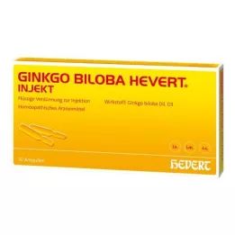 GINKGO BILOBA HEVERT Injektálási ampulok, 10 db