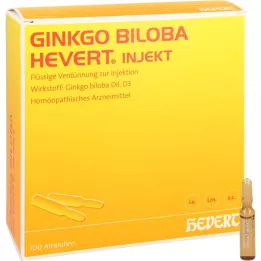 GINKGO BILOBA HEVERT Injektálási ampulok, 100 db