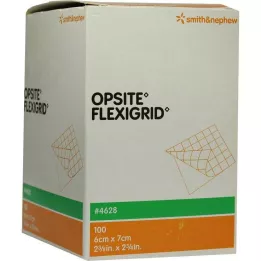 OPSITE Flexigrid Trans. Web Verb.6x7 cm steril, 100 db