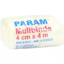 MULLBINDEN 4 cm M.Cellophan, 1 db