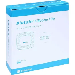 Biatain Silicone Lite habkötszer 7,5x7,5 cm, 10 db