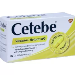 CETEBE C -vitamin retard kapszulák 500 mg, 30 db