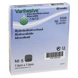 VARIHESIVE extra vékony 7,5x7,5 cm HKV Hydroctive, 5 db