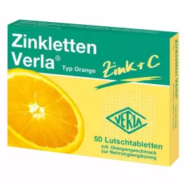ZINKLETTEN Verla narancsos pasztilla, 50 db