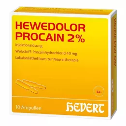 HEWEDOLOR Prokain 2%-os ampullák, 10 db