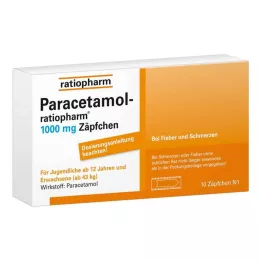 PARACETAMOL-ratiopharm 1000 mg-os kúp, 10 db