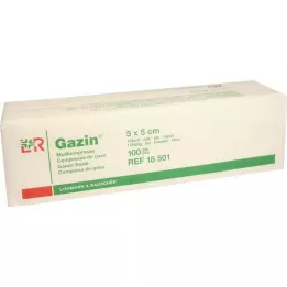 GAZIN Géz komp. 5x5 cm nem steril 12-szeres működés, 100 db