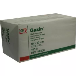 GAZIN Géz komp. 10x10 cm nem steril 16-szoros működés, 100 db