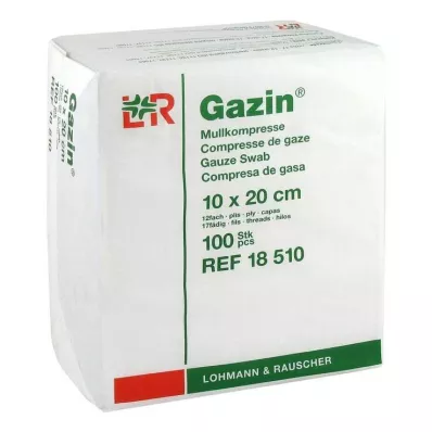 GAZIN Géz komp. 10x20 cm nem steril 12-szeres működés, 100 db