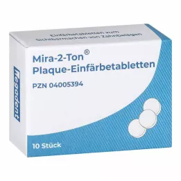 MIRA 2 Tone Plaque színező tabletta, 10 db