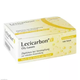 LECICARBON E CO2 Laxans felnőtt kúpok, 100 db