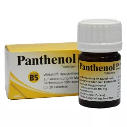 PANTHENOL 100 mg Jenafarm tabletta, 20 db