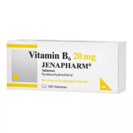 VITAMIN B6 20 mg Jenafarm tabletta, 100 db
