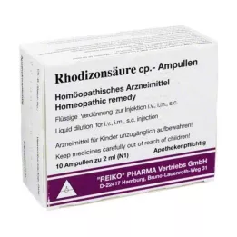 RHODIZONSÄURE cp.Ampullák Injekciós oldat, 10X2 ml