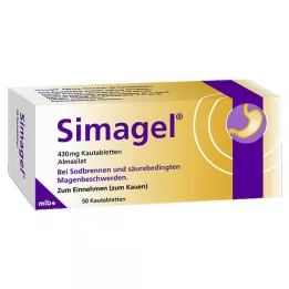 SIMAGEL Rágótabletta, 50 db