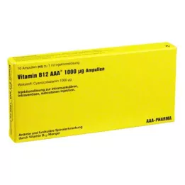 VITAMIN B12 AAA 1000 μg-os ampullák, 10X1 ml