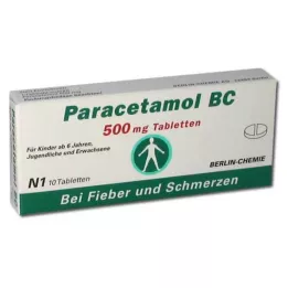 PARACETAMOL BC 500 mg-os tabletta, 10 db