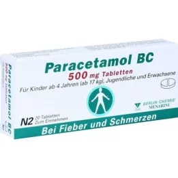 PARACETAMOL BC 500 mg tabletta, 20 db