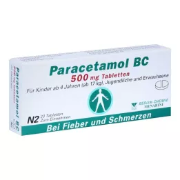 PARACETAMOL BC 500 mg-os tabletta, 20 db