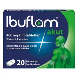 IBUFLAM Akut 400 mg -os film -bevonatú tabletták, 20 db