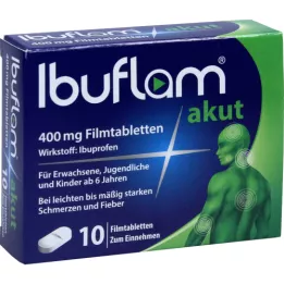 IBUFLAM Akut 400 mg -os film -bevonatú tabletták, 10 db