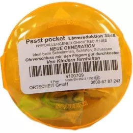 PSSST Pocket Ear Lock színes, 4 db