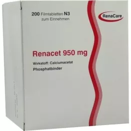 RENACET 950 mg film -bevonatú tabletta, 200 db