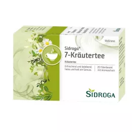 SIDROGA Wellness 7- Gyógytea filteres zacskók, 20X2,0 g