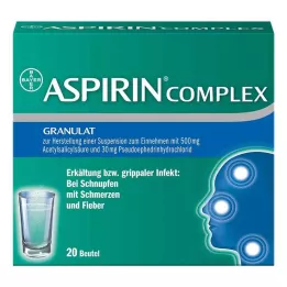 ASPIRIN COMPLEX Btl.m.Gran.z.Herst.e.Susp.z.Einn., 20 db