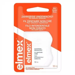 ELMEX Amin-fluoriddal viaszolatlan fogselyem, 50 m