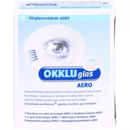 OKKLUGLAS Aero óraüveg kötszer, 5 db