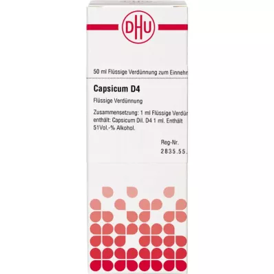 Capsicum D4, 50 ml