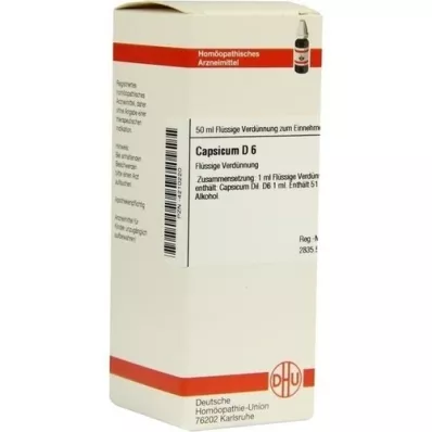 Capsicum D6, 50 ml Capsicum D6, 50 ml