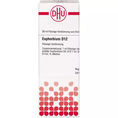 EUPHORBIUM D 12 Hígítás, 20 ml EUPHORBIUM D 12 Hígítás, 20 ml
