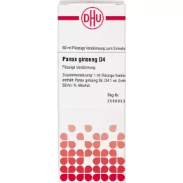 PANAX GINSENG D 4 hígítás, 50 ml