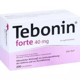 TEBONIN Forte 40 mg film -bevonatú tabletták, 200 db
